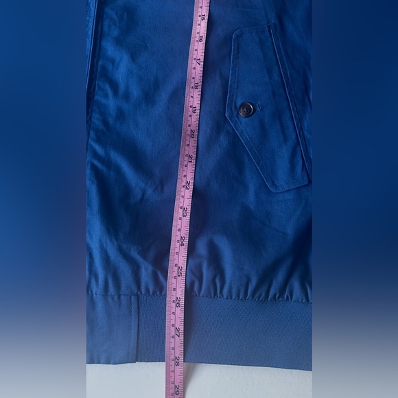 NWT Ben Sherman ,100%Cotton,True Blue Jacket with Plaid Lining - Picture 10 of 15